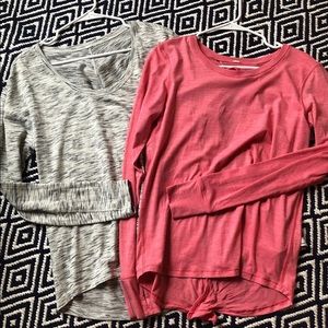 Two Lululemon LS shirts